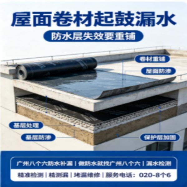 八个六防水补漏宣传图