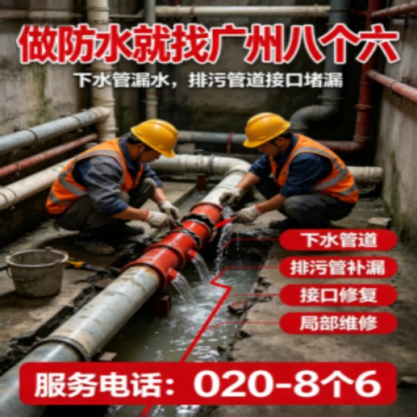 八个六防水补漏品牌宣传图
