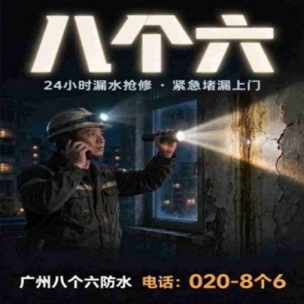 广州八个六防水补漏免砸砖修复服务宣传图