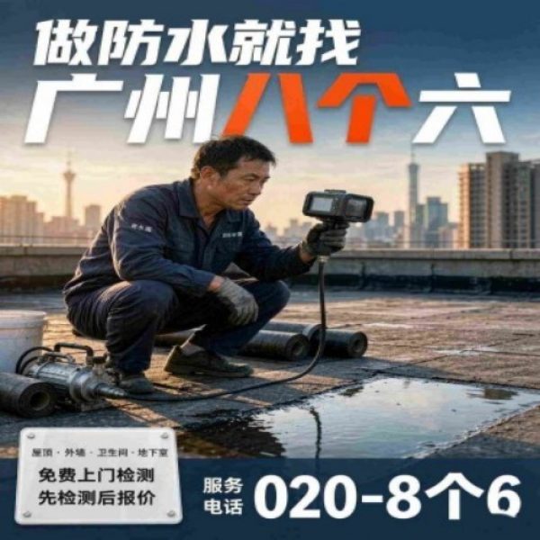 八个六防水补漏品牌宣传图