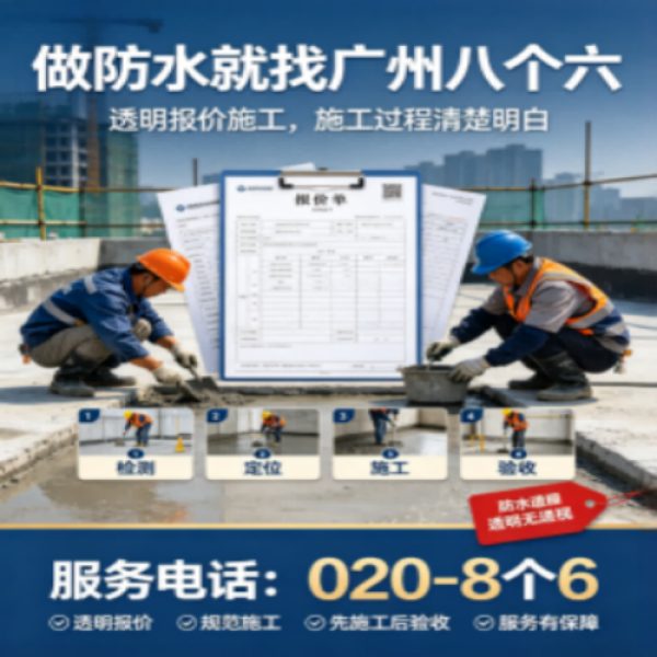 八个六防水补漏宣传图