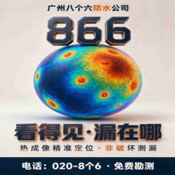 广州八个六防水补漏免砸砖修复服务宣传图