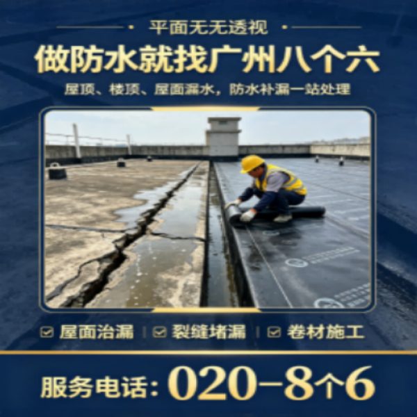 八个六防水补漏品牌宣传图