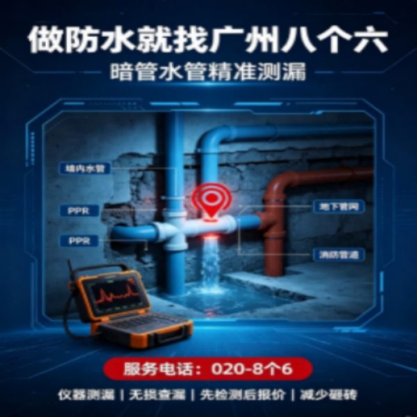 八个六防水补漏品牌宣传图