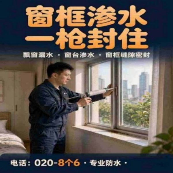 八个六防水补漏宣传图
