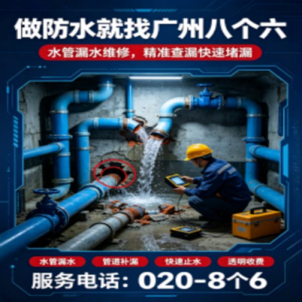 八个六防水补漏品牌宣传图