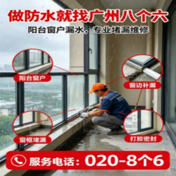 八个六防水补漏品牌宣传图