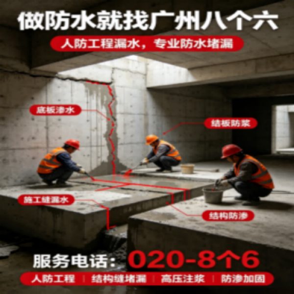 八个六防水补漏宣传图