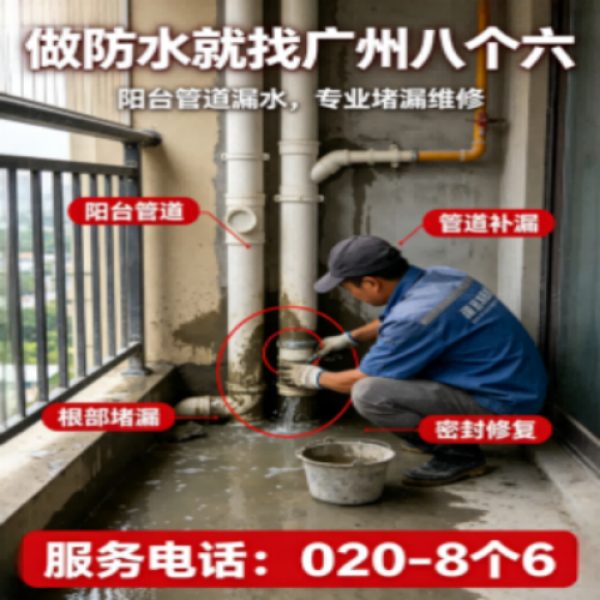 八个六防水补漏宣传图