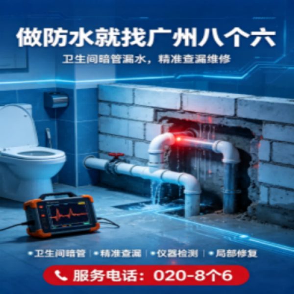 八个六防水补漏品牌宣传图